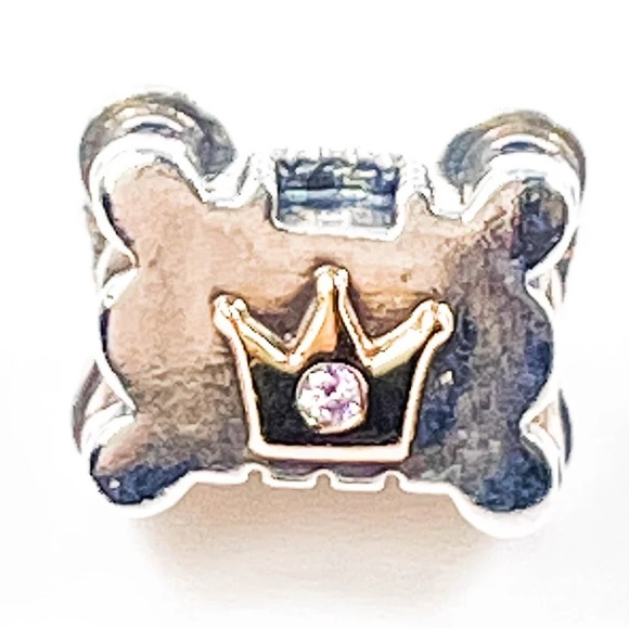 Pandora two tone castle charm - Picture 9 of 9